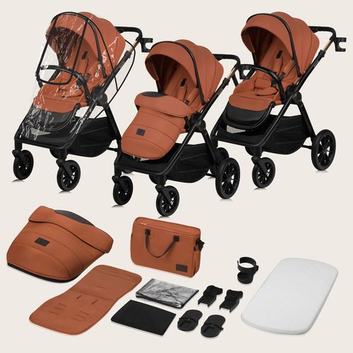 купить Детская коляска Lionelo Carucior 2in1 Layla Brown Rust в Кишинёве 
