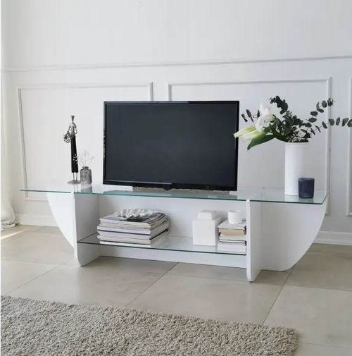 cumpără Comodă TV Trendy Crin, Alb 158x40x35cm în Chișinău 