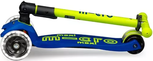 cumpără Trotinetă Micro MMD235 Maxi Deluxe Foldable Neon LED Canary Yellow în Chișinău 