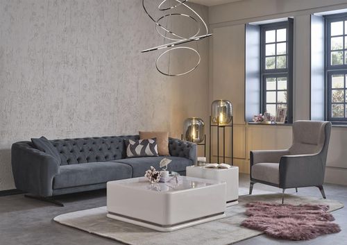 cumpără Măsuţă cafea Pereflex Arke set 2buc (with marble) (081816) în Chișinău 