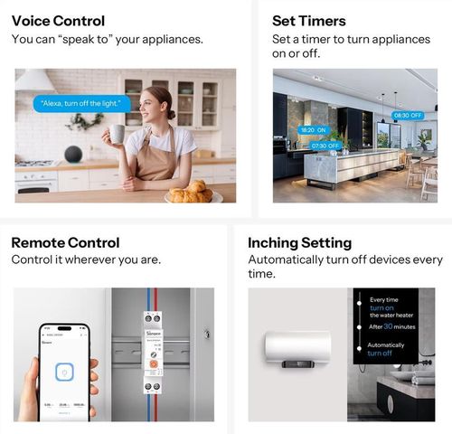 cumpără Întrerupător electric Sonoff Zigbee Smart DIN Rail Switch BASIC-ZB1GSP în Chișinău 