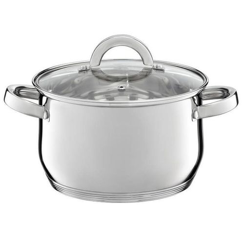 cumpără Cratiță Ambition 60799 Pot With Glass Lid, Berry, 18сm, 2.5L în Chișinău 