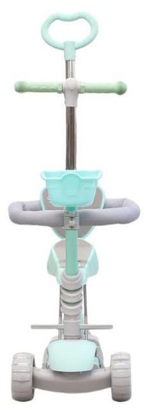 cumpără Trotinetă New World 0077p-1 Trotineta pt copii 5in1 (protectie,suport), menta, 147603 în Chișinău 