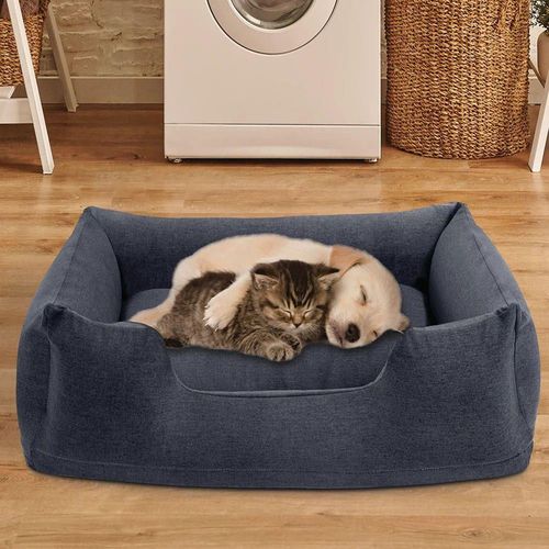 cumpără Pat pentru câini și pisici Intex (48701) Pat gonflabil pentru animale de companie cu pompă, 79x58x22cm în Chișinău 