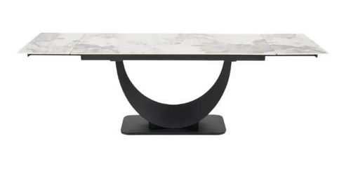 купить Стол Halmar FERNANDO marmura bej/negru (92700560) в Кишинёве 