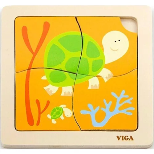 cumpără Puzzle Viga 50143 din lemn "Broasca Țestoasă" în Chișinău 