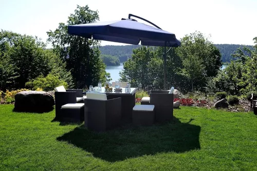 купить Зонт садовый FunFit 300cm Blue (3052) в Кишинёве 