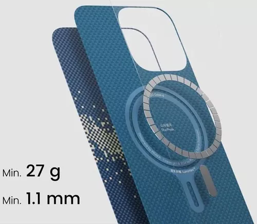 купить Чехол для смартфона Pitaka StarPeak Luminous for iPhone 16 Pro Max（Milky way galaxy (KI1604PMYG) в Кишинёве 