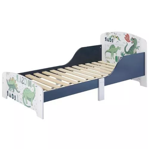 купить Кровать детская U-Grow UMPJ05-DN Pat Junior cu protecții laterale Dinozauri в Кишинёве 