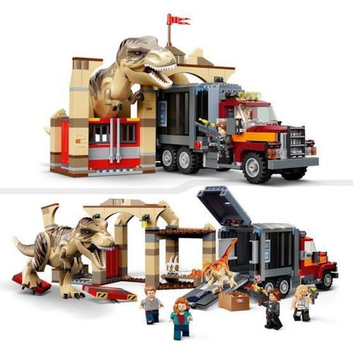 купить Конструктор Lego 76948 T. rex & Atrociraptor Dinosaur Breakout в Кишинёве 