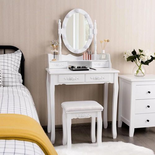 cumpără Masă Costway HW66050DE-WH (White) în Chișinău 