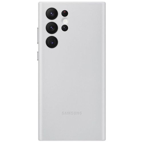 купить Чехол для смартфона Samsung EF-VS908 Leather Cover Light Gray в Кишинёве 