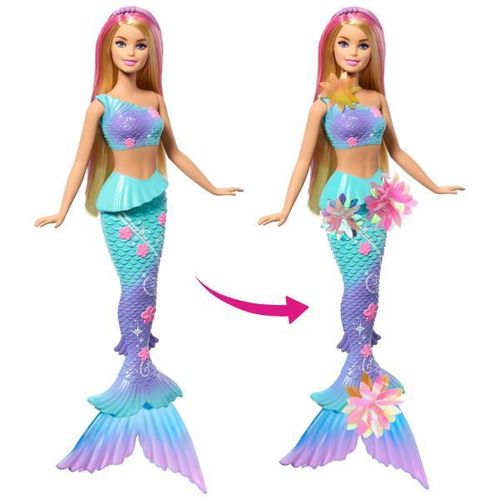 cumpără Păpușă Barbie JDM72 Sirena magică, blondă în Chișinău 