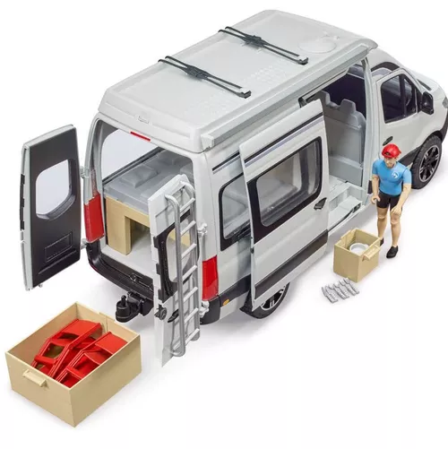 cumpără Mașină Bruder 2672 MB Sprinter Camper cu sofer, 50740 în Chișinău 