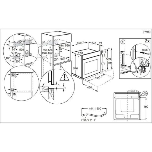 cumpără Cuptor electric încorporabil AEG OS6PB631AB în Chișinău 