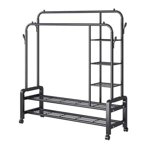 cumpără Cuier pentru haine miscellaneous RM2619 Suport pentru haine 150x54x150cm, metal negru în Chișinău 