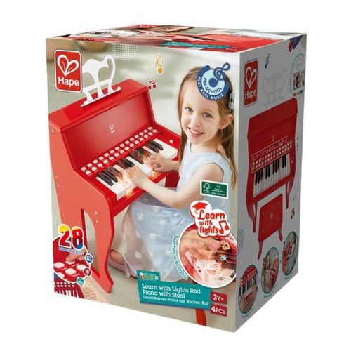 cumpără Jucărie muzicală Hape E0630 Pian electric cu lumini și taburet în Chișinău 
