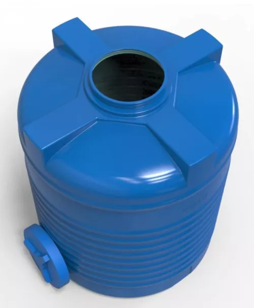 cumpără Duș de vară Uniplast 37266 Rezervor apa 1500 L vertical, oval (albastru) cu stut D. 3/4", fortat 150x120x125 cm în Chișinău 