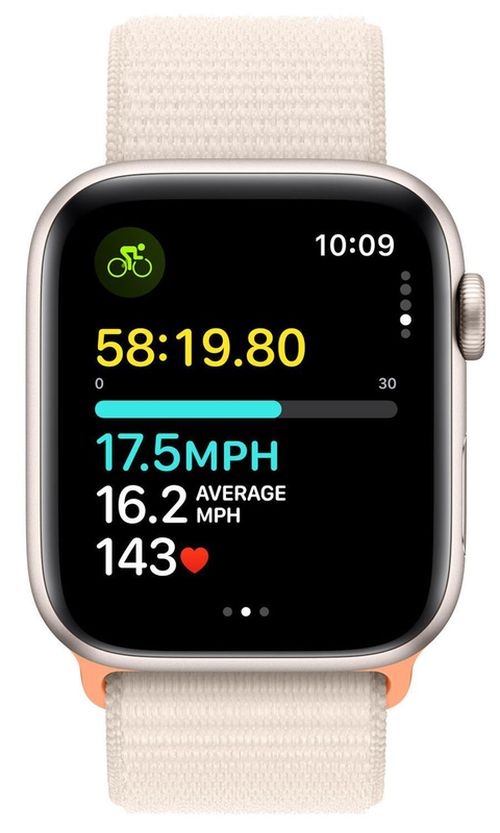 купить Смарт часы Apple Watch Series SE2 GPS 44mm Starlight MRE63 в Кишинёве 