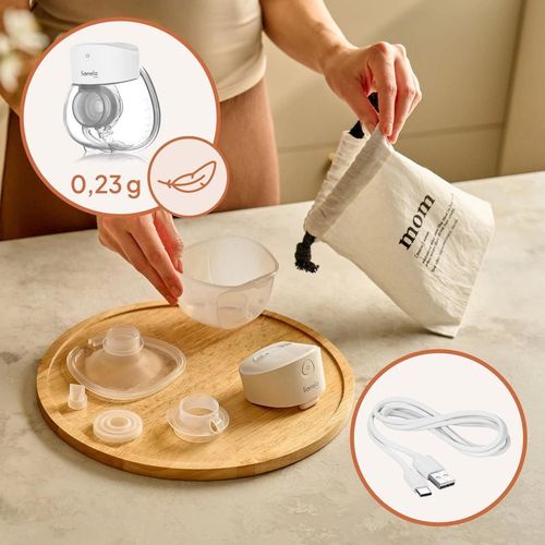 cumpără Pompă pentru sân Lionelo Fidi Free Lumi White Natural în Chișinău 