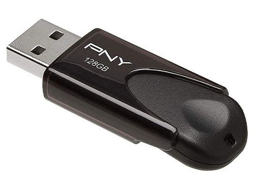 купить 128GB USB Flash Drive PNY Attache 4, Black, USB 2.0, FD128ATT4-EF (memorie portabila Flash USB/внешний накопитель флеш память USB) в Кишинёве 
