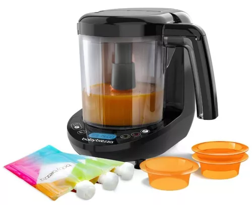 купить Пароварка-блендер BabyBrezza BRZ0258 Food Maker Deluxe Black в Кишинёве 