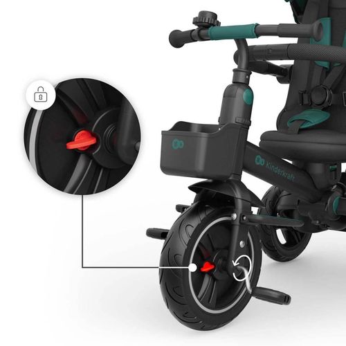 купить Велосипед-коляска KinderKraft Spinstep 2 Plus Green (KRSPST02GREPL00) в Кишинёве 