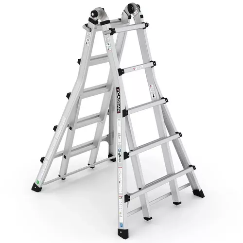 cumpără Scară Cagsan CK490 Scara dubla pliantă 4x5 trepte, H=1.46mm, max.150kg în Chișinău 