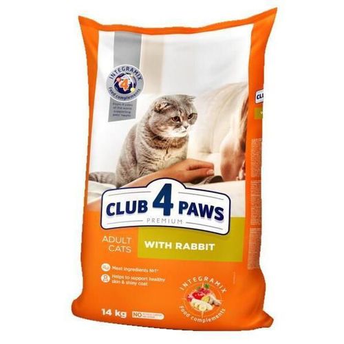 купить Корм для питомцев CLUB 4 PAWS 24230963 Sac pisici iepure 14 kg в Кишинёве 