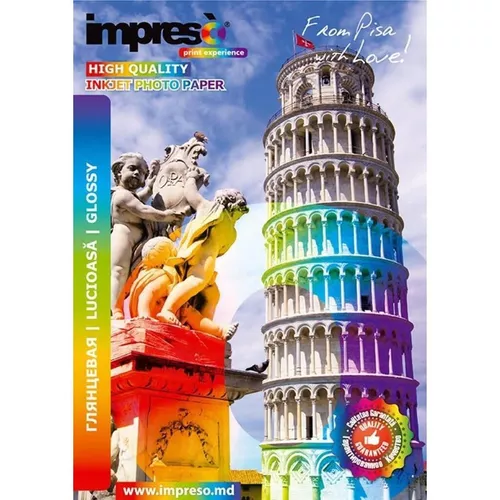 cumpără Hârtie foto Impreso IMP-GA4210050 HighGlossy A4, 210g, 50pcs în Chișinău 