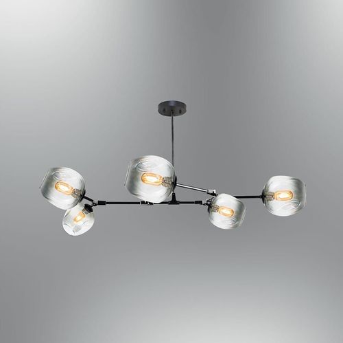 cumpără Corp de iluminat interior Ozcan Lustra 4023-5Y (black) în Chișinău 