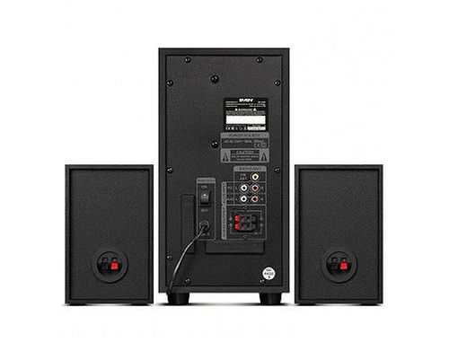 купить Active Speakers SVEN MS-2055 Black, mini music system: LED display, remote, Bluetooth, FM Tuner, USB port, SD slot ( 2.1 surround, RMS 55W, 30W subwoofer, 2x12.5W Satellites ) в Кишинёве 