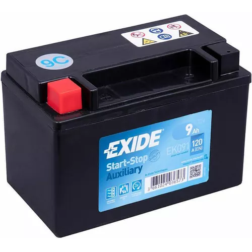 cumpără Acumulator auto Exide START&STOP AUXILIARY 12V 9Ah 120EN 150x90x105 (EK091) în Chișinău 