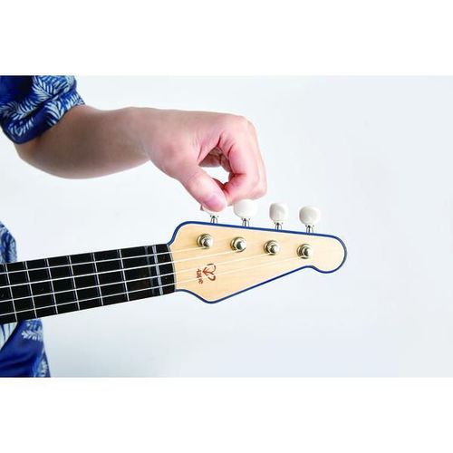 купить Музыкальная игрушка Hape E0625 Chitara Ukulele cu lumini, Albastră в Кишинёве 