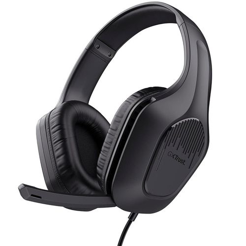 купить Trust Gaming GXT 415 ZIROX Lightweight Headset with flexible microphone, ABS plastic, 200 cm cable, 3.5mm, Black в Кишинёве 