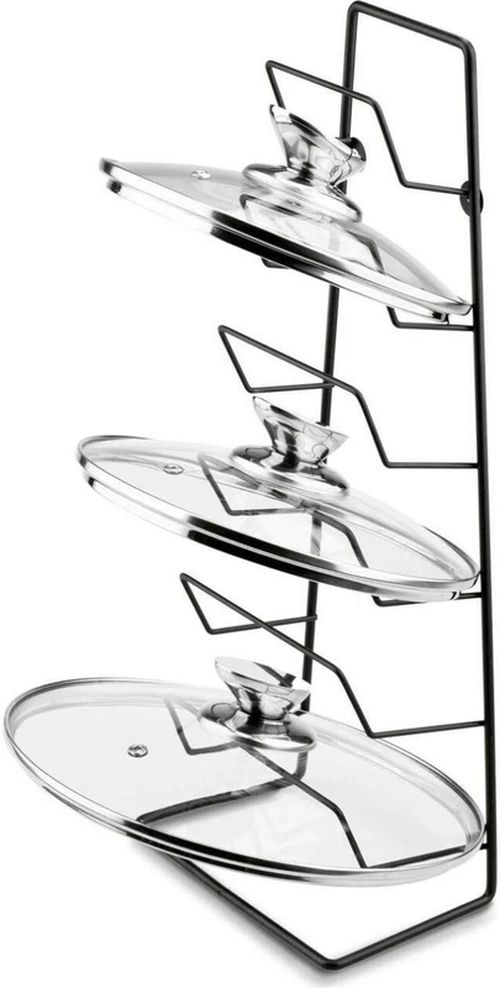 купить Аксессуар для кухни Tadar Держатель для крышек 45x18.5x11.5 Black в Кишинёве 