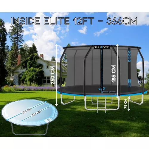 cumpără Trambulină Thunder Inside Elite 12ft,366 Cm, Blue în Chișinău 