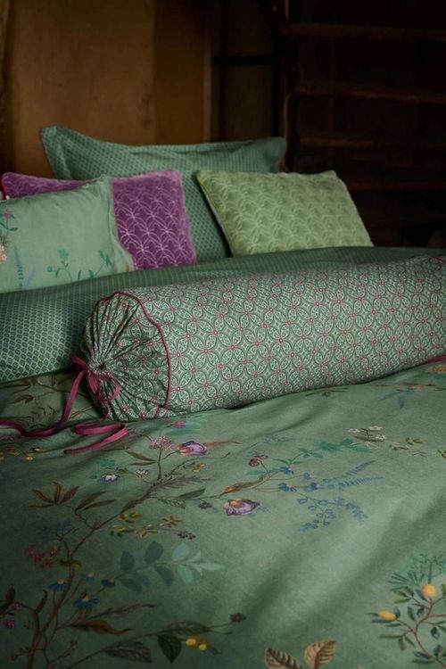 cumpără Pernă Pip Studio 332435 Bustani Roll Cushion 22x70 Green în Chișinău 
