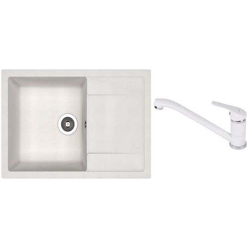 купить Мойка кухонная со смесителем Dr.Gans Techno 760 + SanDonna F 1066 alb в Кишинёве 