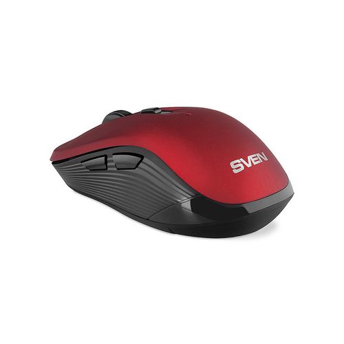 cumpără Mouse SVEN RX-560SW Wireless Red, Optical Mouse, 2.4GHz, Nano Receiver, 800/1200/1600dpi, 5+1(scroll wheel) Silent buttons, Switching DPI modes, Rubber scroll wheel, Red (mouse/мышь) în Chișinău 