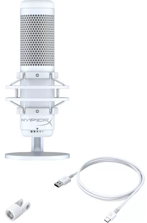 cumpără Microfon pentru PC HyperX 519P0AA, QuadCast S, White în Chișinău 