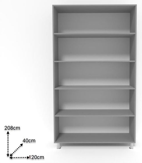 cumpără Dulap Smartex (15705) N4 120cm Grafit+Stejar Deschis în Chișinău 