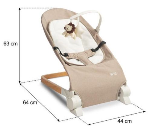 купить Детское кресло-качалка Caretero 80612 Pine Brown в Кишинёве 