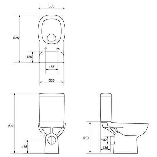 купить Унитаз Cersanit Facile K30-017 в Кишинёве 