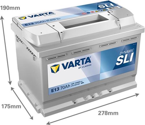 cumpără Acumulator auto Varta 70AH 640A(EN) terminale 0 (278x175x190) S3 008 (570409064K262) în Chișinău 