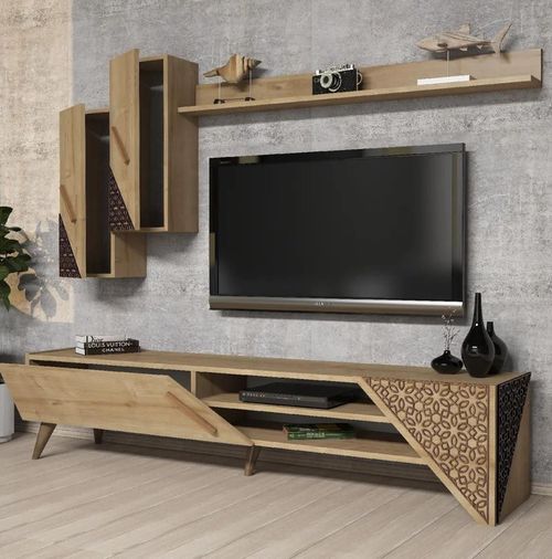 купить Стенка Trendy Beril, Stejar 180x40x37cm в Кишинёве 