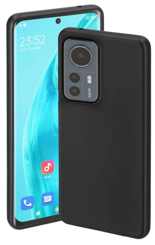 купить Чехол для смартфона Hama 177960 Finest Feel Cover for 12/12X, black в Кишинёве 