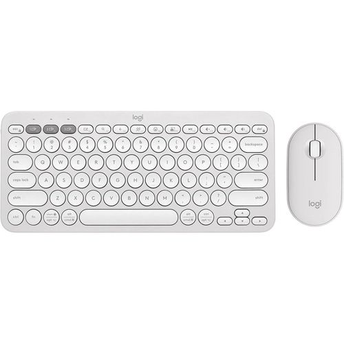 cumpără Tastatură + Mouse Logitech Pebble 2 Combo White (RUS) în Chișinău 