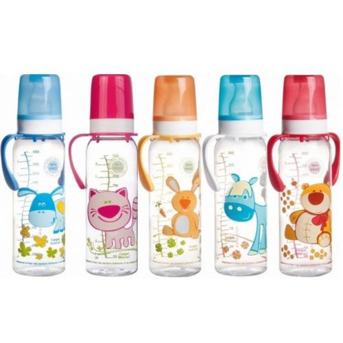 cumpără Cană cu pai Canpol 11/845 Бутылочка с ручкой Happy Animals (12+) 250мл în Chișinău 