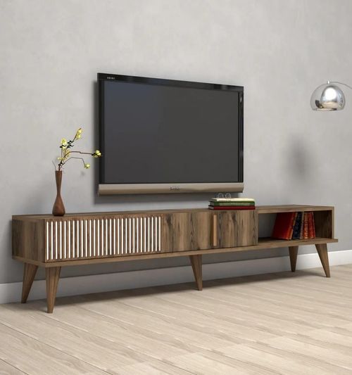 cumpără Comodă TV Trendy Milano, Nuc 180x40x35cm în Chișinău 